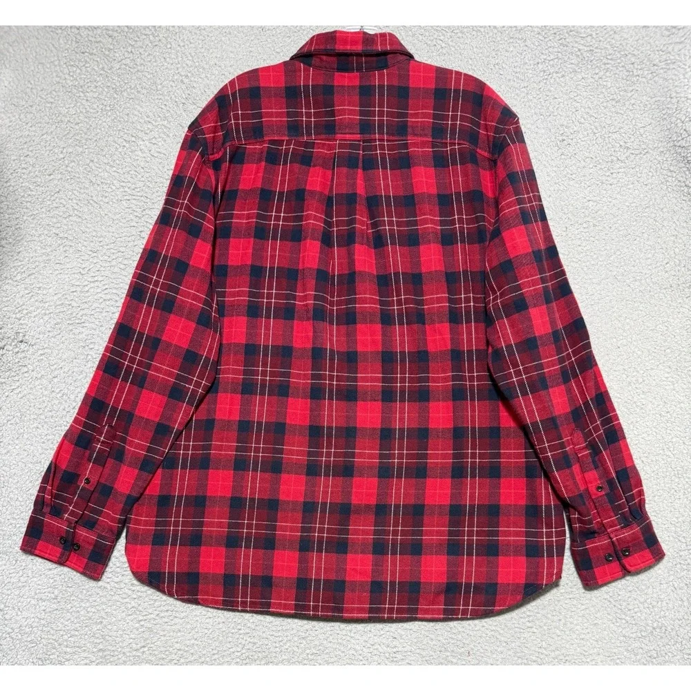 NEW The North Face Arroyo Flannel Shirt Mens Size XL Outdoor Red Black